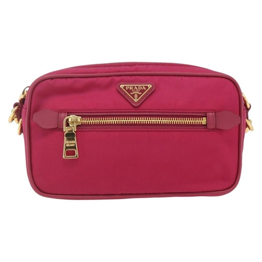 Prada Nylon Shoulder Bag Pink
